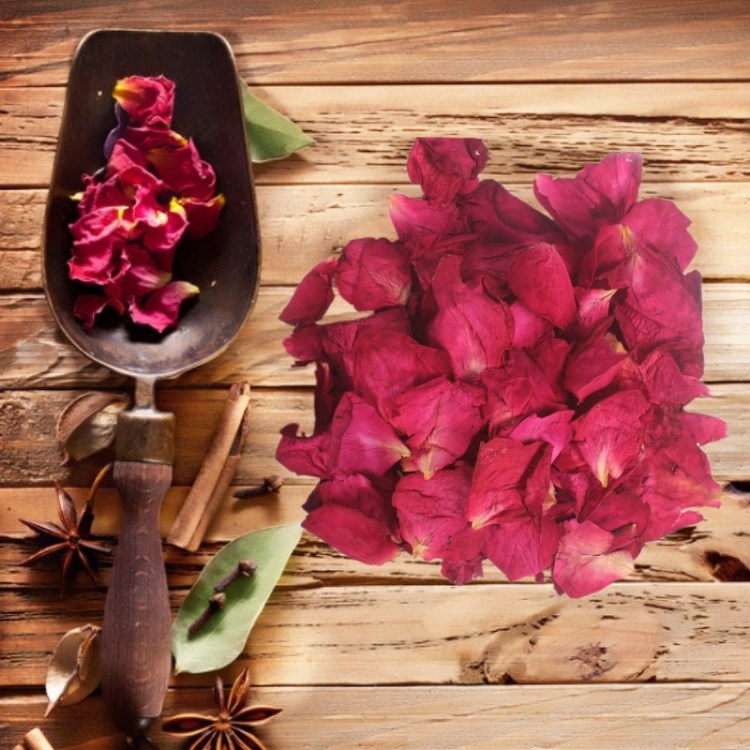 干玫瑰花瓣泡澡250g泡澡花瓣泡腳玫瑰干花瓣足浴泡腳嫩膚美白