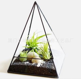 淘寶貨源中號(hào)創(chuàng)意玻璃花房養(yǎng)微景觀花盆容器新型多肉植物盆景容器