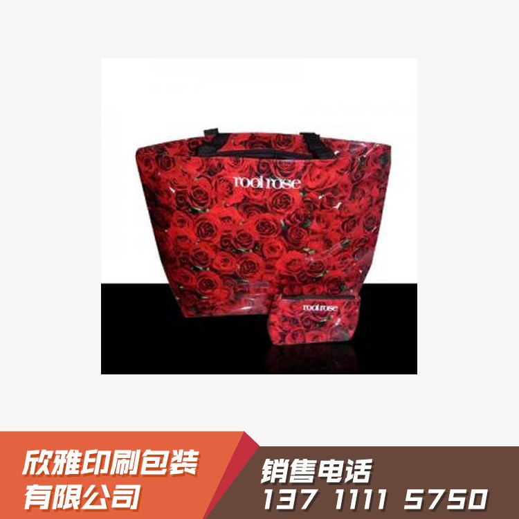加工定制無(wú)紡布手提袋 覆膜彩印手提袋 過(guò)年禮品精美手提袋