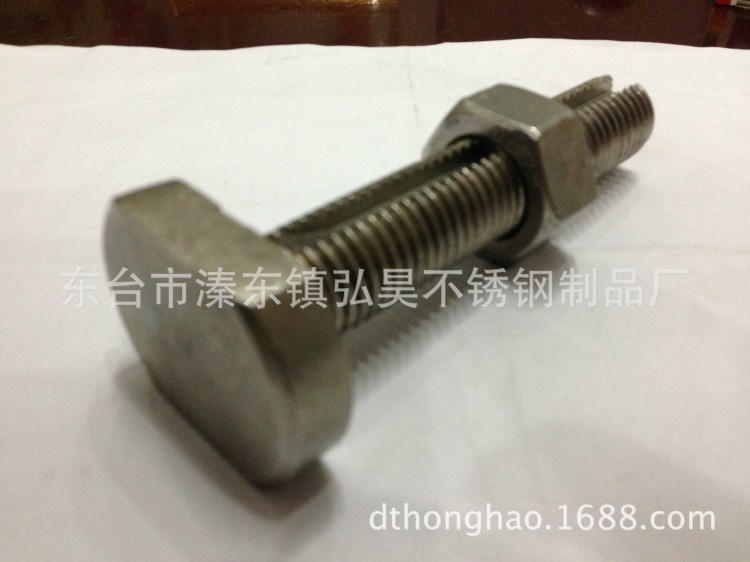 廠家供應304L不銹鋼T型螺栓316L螺絲訂做各種非標T形緊固件