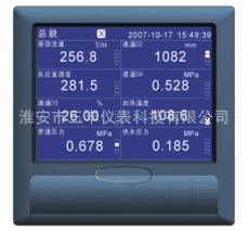 無紙記錄儀多路溫度儀溫度記錄儀多通道記錄儀表彩屏無紙記錄儀