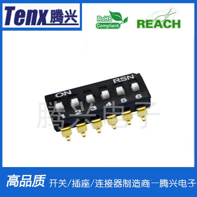 供應智能控制數碼編碼開關RI-06微型點動觸摸開關 撥碼數字開關