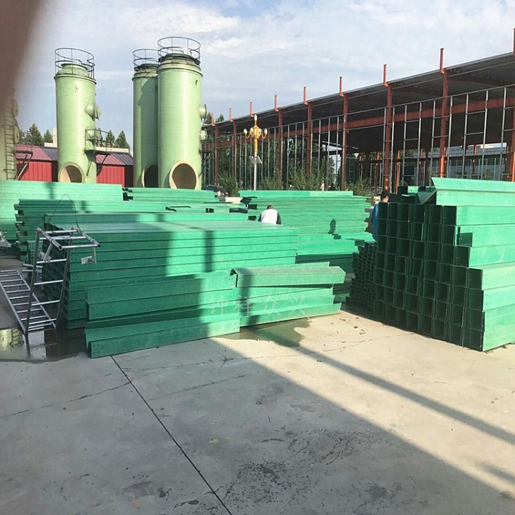 防火玻璃鋼橋架電工傳輸設(shè)備玻璃鋼材質(zhì)電纜橋架 槽式橋架
