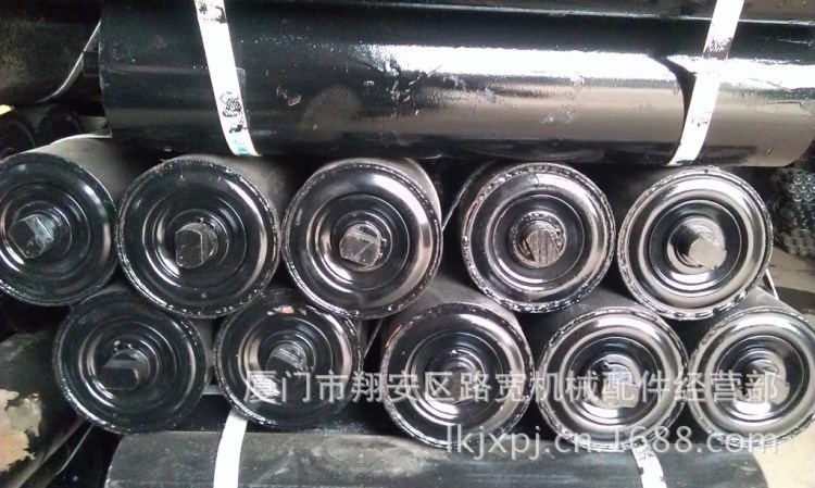 福建廈門廠家直銷噴漆、包膠托輥、滾筒、型號！108*450*490