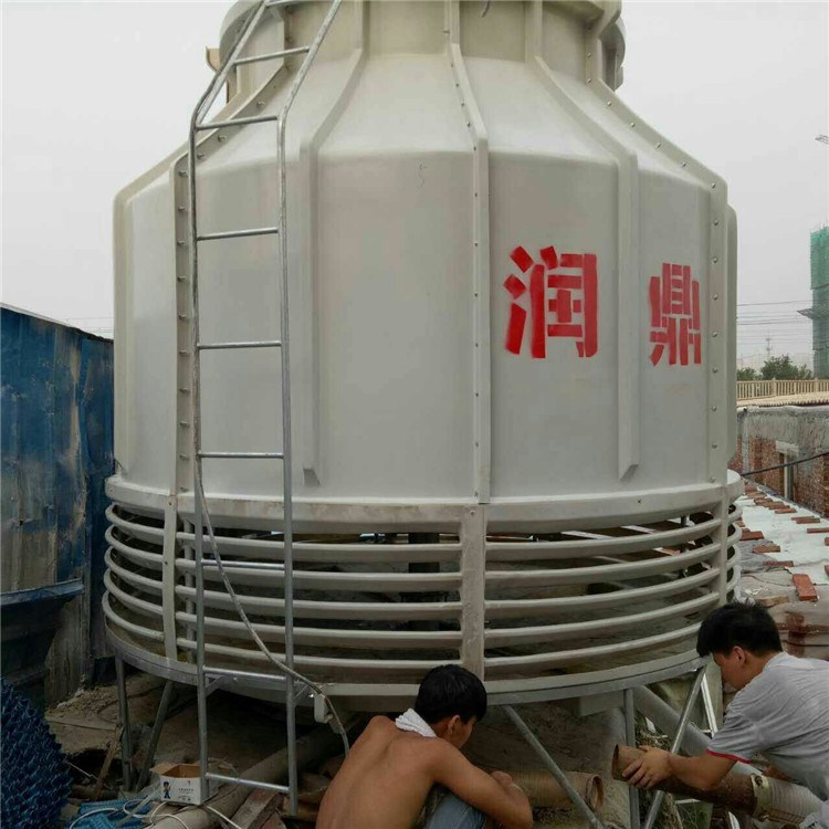 玻璃鋼冷卻塔 圓型逆流式冷卻塔 電鍍廠降溫塔 節能環保
