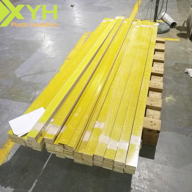 黃色環(huán)氧板CNC雕刻鉆孔  絕緣支架模具加工