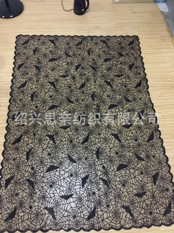 萬圣節蕾絲桌布臺布 全滌經編工藝 廠家直銷 定制生產