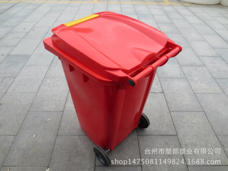 240掛車大型塑料垃圾桶 戶外廊坊塑料垃圾桶 學(xué)區(qū)樓道塑料垃圾桶