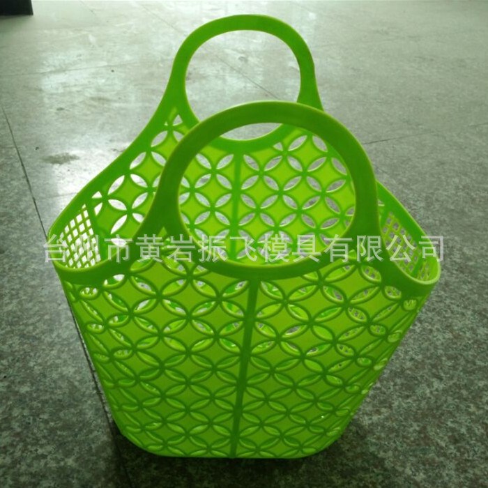 定制量超市購物籃模具 提手籃模具