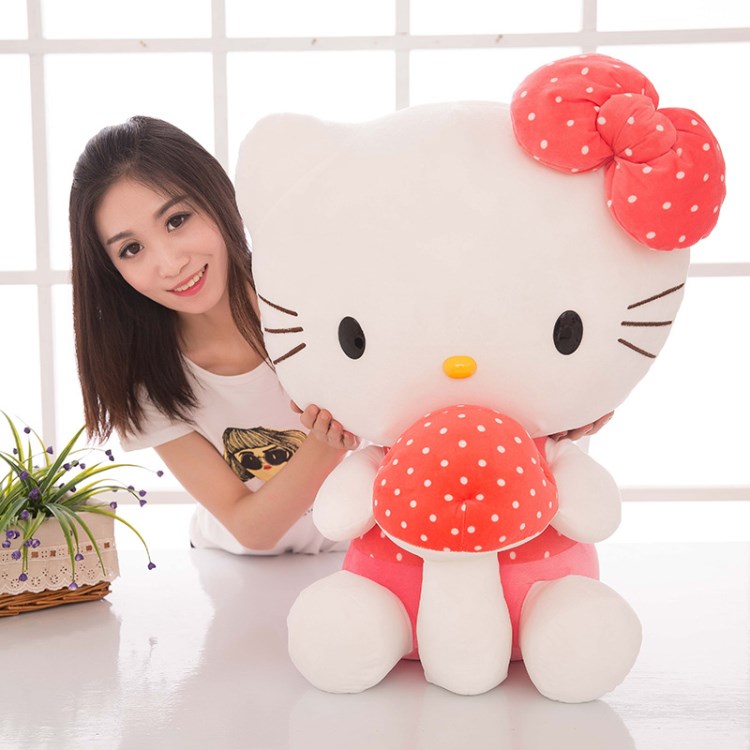 廠家直銷 創(chuàng)意HelloKitty公仔 兒童kt貓毛絨玩具玩偶 一件代發(fā)