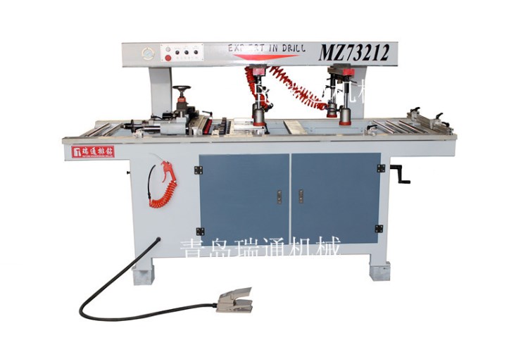 木工机械排钻低价直销 简易排钻生产厂家 青岛木材钻孔机打孔机