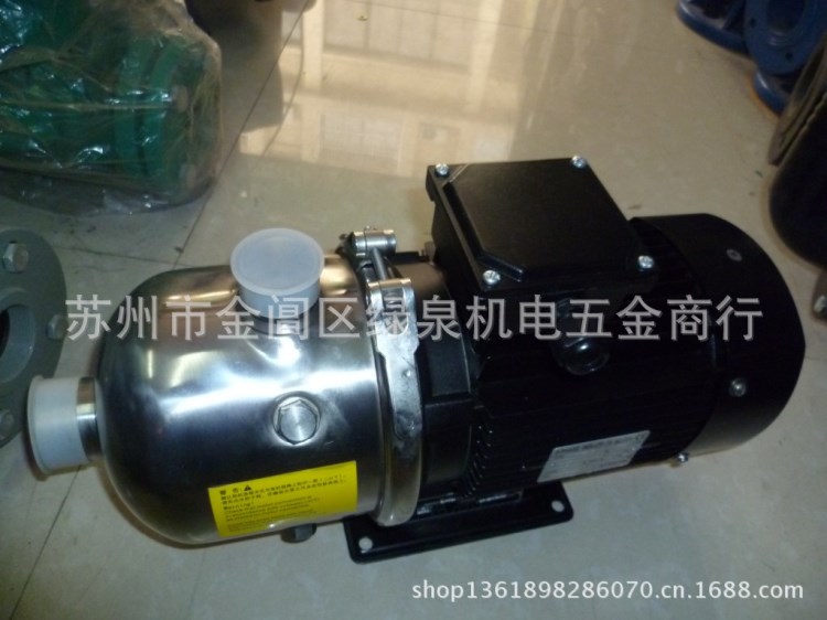 苏州登丰不锈钢卧式多级离心泵DFH4-40(0.75KW)