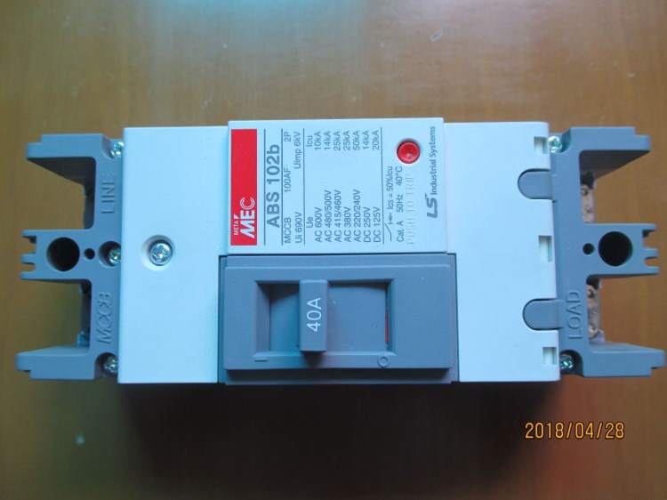 全新原裝LS產(chǎn)電塑殼斷路器ABS102b 2P 40A