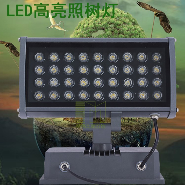 LED大功率投光燈RGB內(nèi)控景觀照明景觀泛光燈聚光投光燈照樹燈