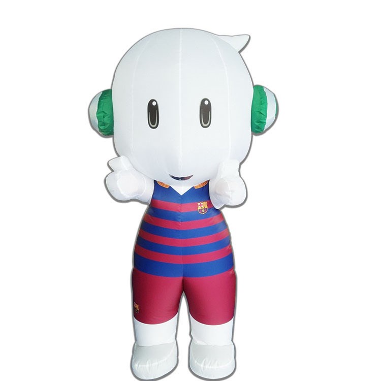 充气卡通 气模卡通活动卡通 巴萨小欧充气卡通 气模充气卡通