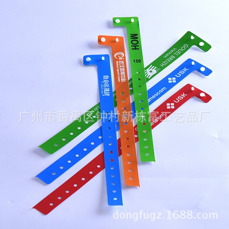 供應(yīng)一次性手腕帶 游樂園醫(yī)用識別手環(huán) 防水合成紙手腕帶來圖定制