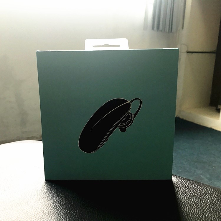 FSC印刷包裝供應商定做藍牙耳機包裝盒硬紙板翻蓋書型盒彩盒