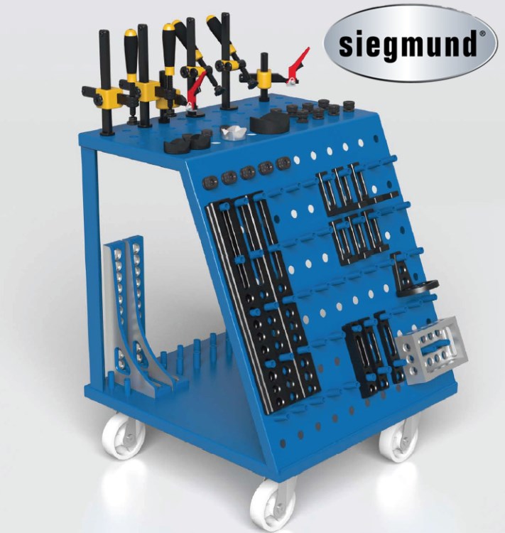 德國西格芒SIEGMUND三維柔性焊接工作臺機床焊接工裝夾具配置