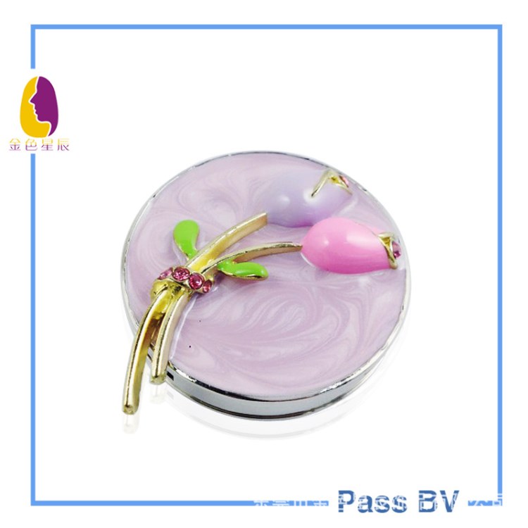 【廠家】供應百合花圓形掛包器 鑲鉆抹油工藝 支持混批 量大從優