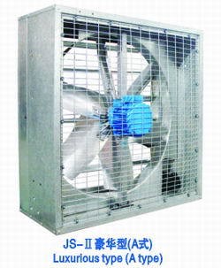 軸流風(fēng)機(jī)  JS-II方型A(式負(fù)壓風(fēng)機(jī))方型   帶百葉窗型  JS-II-8A