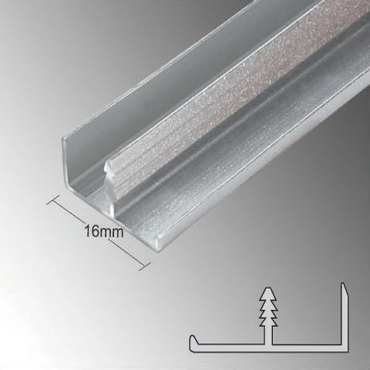 16mm直邊 打坑 砂面 鋁封邊料 鋁修邊 廠家大量批發(fā)