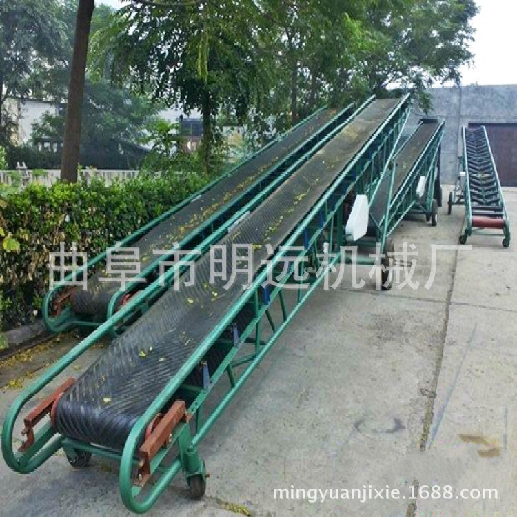 小型糧食運(yùn)輸機(jī) 礦山用皮帶輸送機(jī) 擋邊皮帶輸送機(jī)