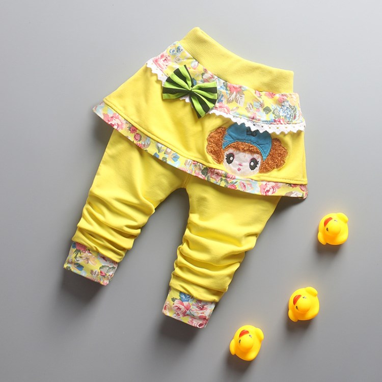 儿童春秋长裤男女童棉裤子03岁宝宝童裤婴幼儿小童时尚童装裤