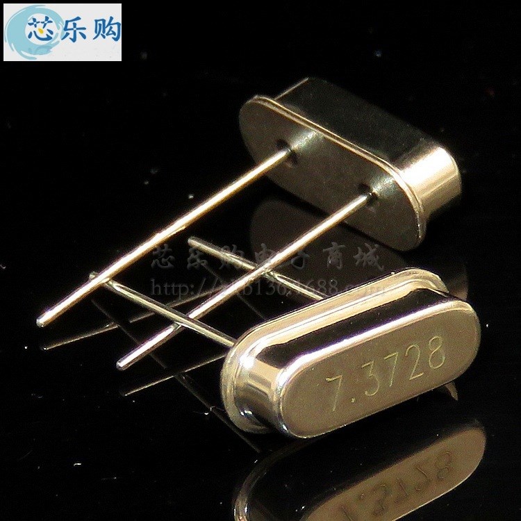 晶振 石英諧振器 7.3728MHz 直插兩腳 HC-49S 無源晶振 200只/包