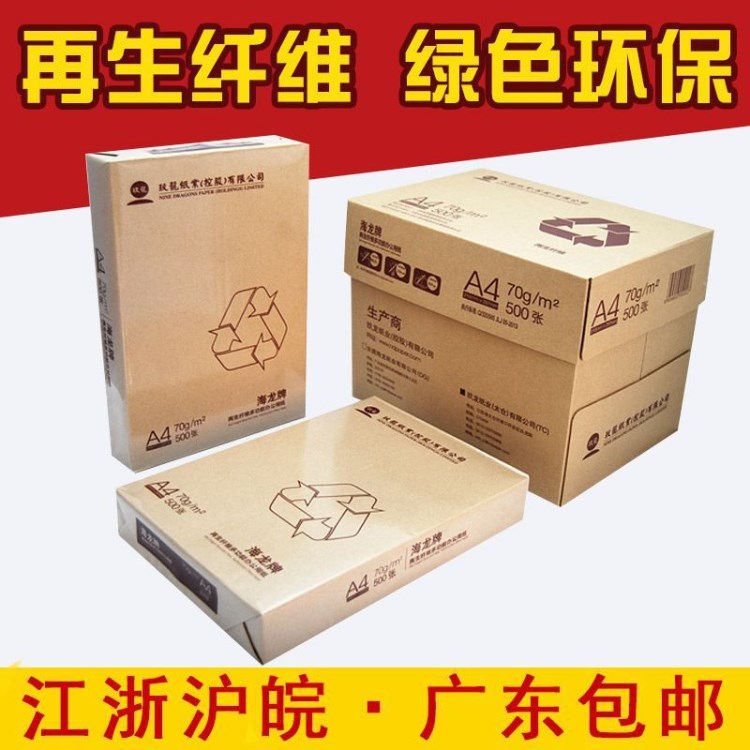 玖龍紙業(yè)海龍復(fù)印紙70/80克打印A4復(fù)印紙A4紙足500張全國五省包郵