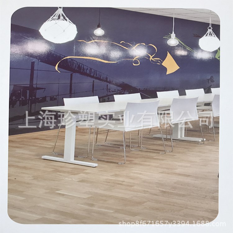 廠家直銷麗圣pvc地板革滬星2.0 地板木紋大理石幼兒園 商場 賓館