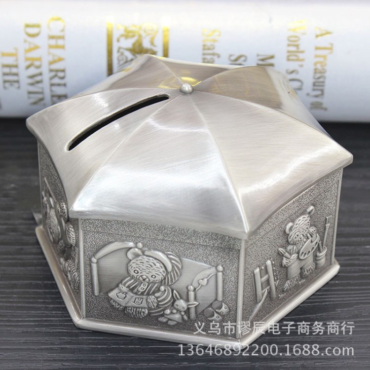 金屬工藝品鋅合金蒙古包存錢罐旅游紀(jì)念品禮品 送朋友禮物儲蓄罐