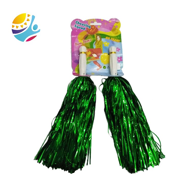 舞蹈道具 健美拉拉隊手花跳舞運動會用品雨絲啦啦花加油助威手柄