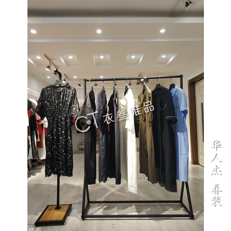 杭州品牌華人杰折扣女裝批發(fā) 大方優(yōu)雅時(shí)尚大碼多比例好款式全