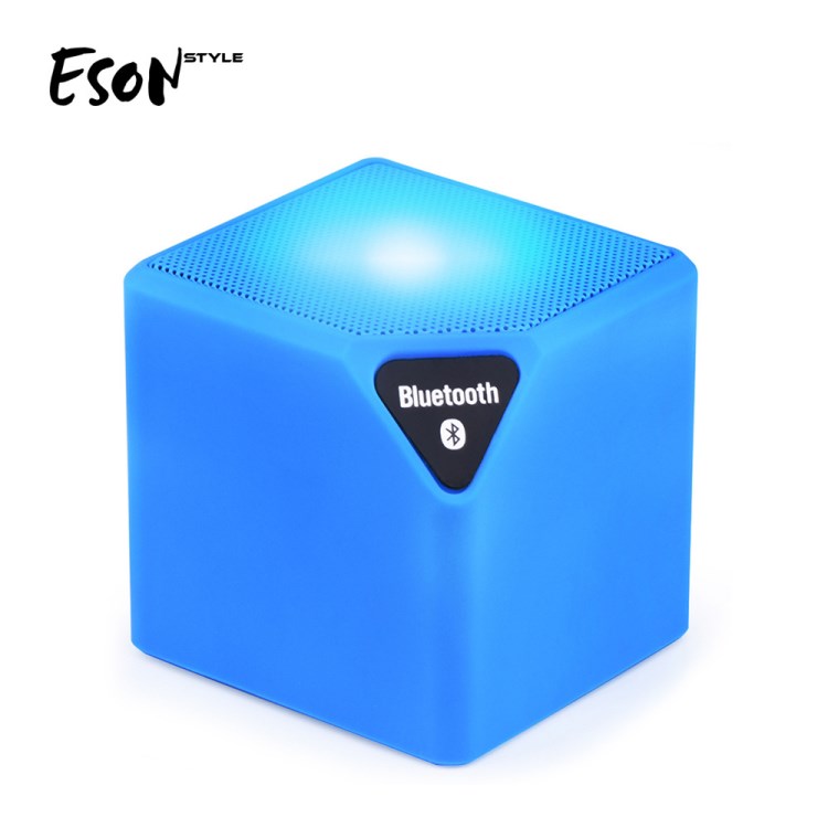 ESON Style小方塊LED魔方Mini藍牙音箱 帶插卡自拍禮品藍牙音箱