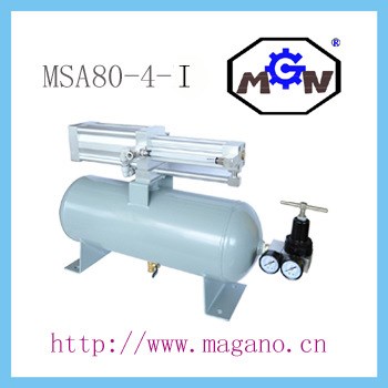 供應壓縮空氣增壓器MSA80-4-I  4倍增壓閥  4倍氣體增壓泵