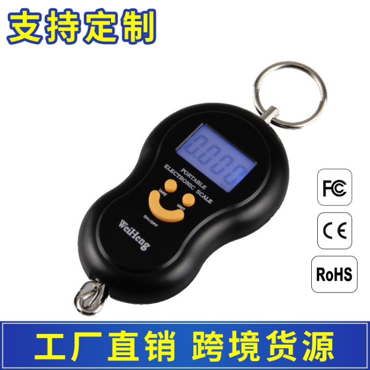 迷你便攜式手提秤10克精度電子秤重器快遞吊秤彈簧秤