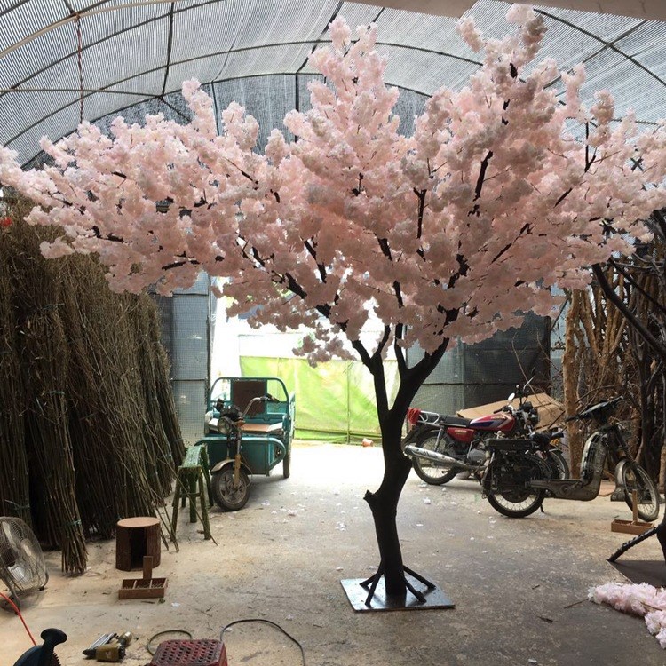 婚慶仿真櫻花樹 酒吧餐吧酒店造景裝飾室內客廳家居裝飾 假樹擺飾