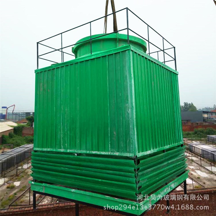制作 玻璃鋼冷卻塔 80t逆流散熱水塔廠家直銷(xiāo)