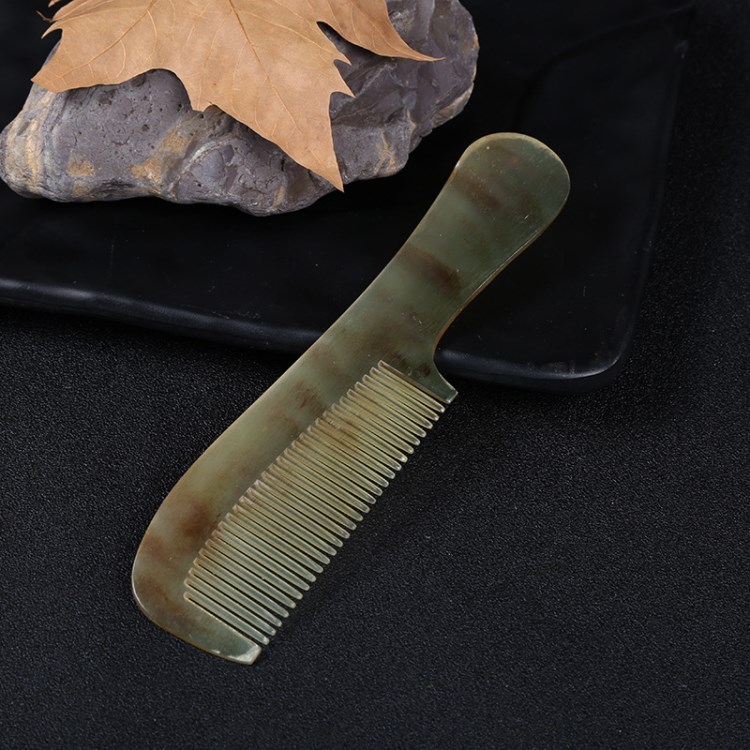 廠家批發創意天然羊角梳護發防靜電防脫發按摩梳工藝禮品梳子