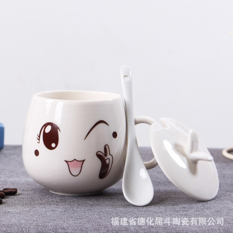 廣告杯 陶瓷表情杯 創(chuàng)意廣告陶瓷杯 陶瓷杯定制 陶瓷杯子批發(fā)