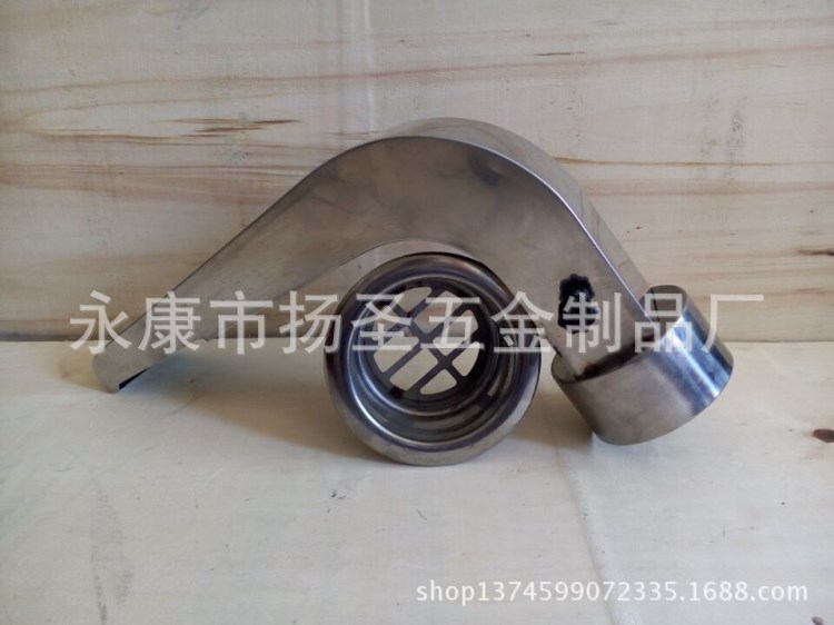 不銹鋼上排煙煙管排煙設備脖子煙管風管風機