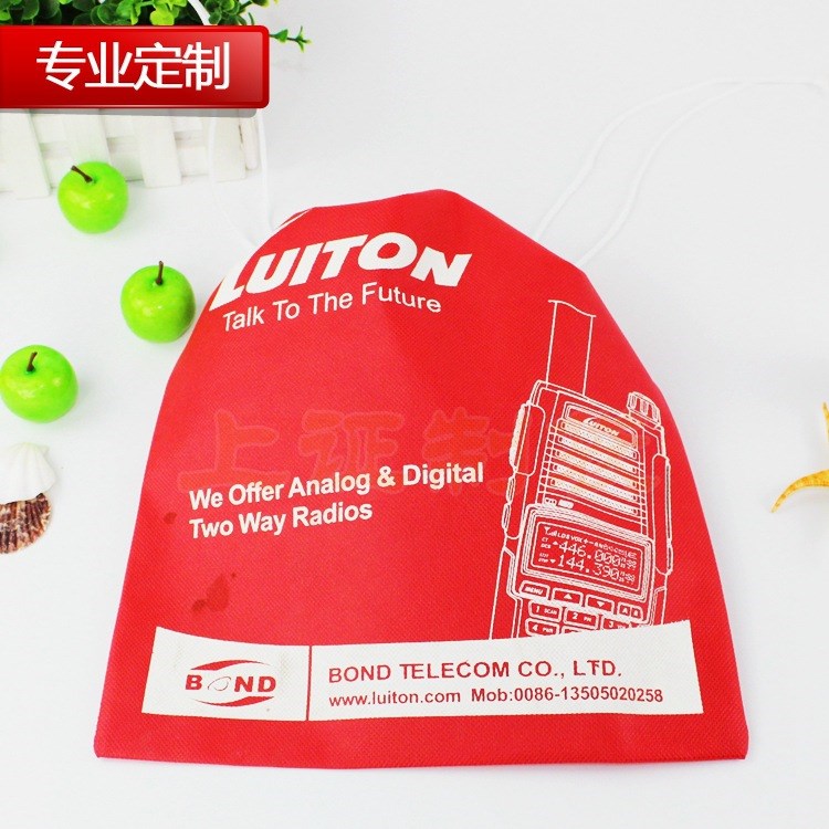 廠家直銷燙畫環保袋兒童抽繩束口袋環保無紡布袋子背包袋LOGO供應