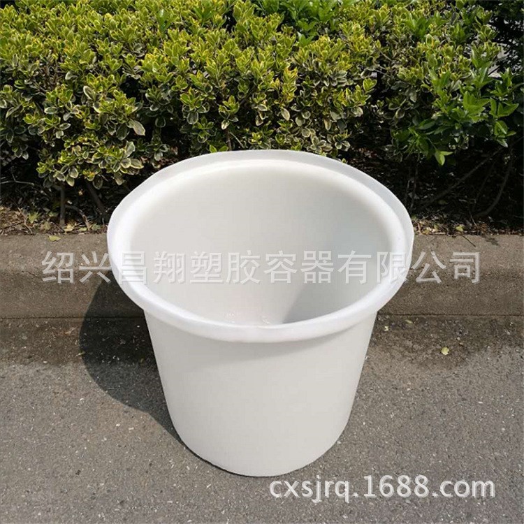 【紹興直銷】55L調漿桶 湖州化工酸洗桶 PE加厚牛筋桶印染打漿桶