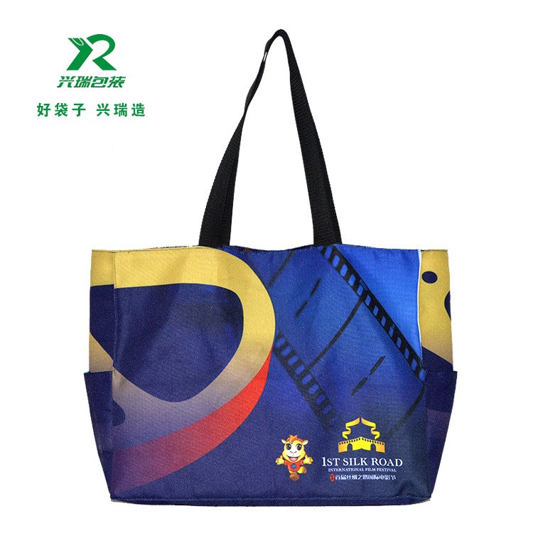 廠家定做加厚防水牛津布袋  熱轉(zhuǎn)印手提牛津袋 折疊牛津布錢包袋