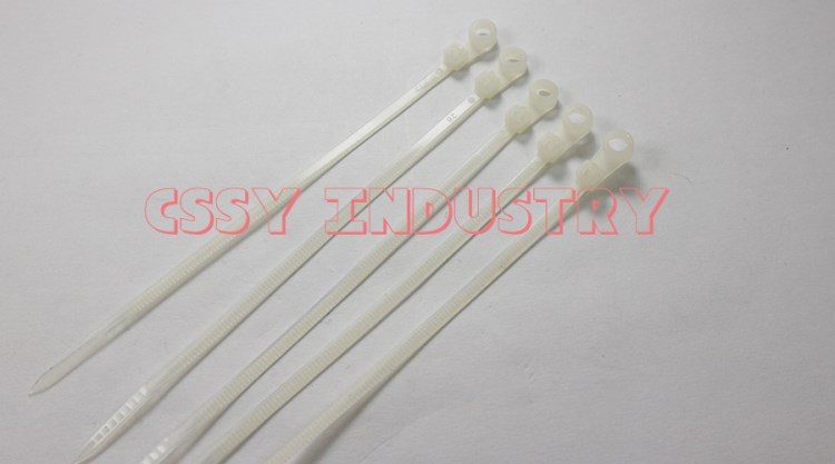 直銷100條國標10*400mm固定塑料尼龍自鎖式捆線扎帶線束cable tie