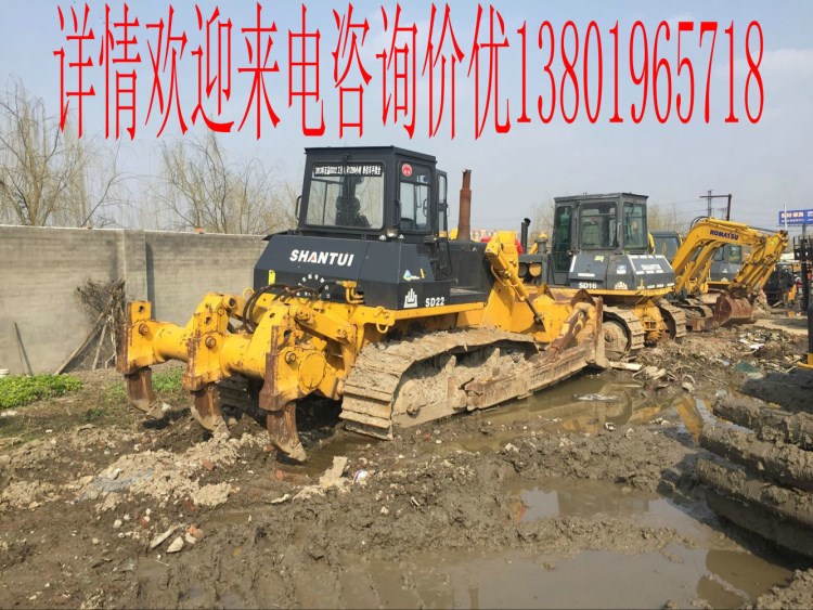 個人急轉(zhuǎn)二手推土機山推220SD22推土機帶松土器低價轉(zhuǎn)讓質(zhì)量