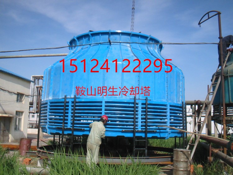 沈陽冷卻塔維修 冷卻塔安裝 工業型逆流式玻璃鋼冷卻塔