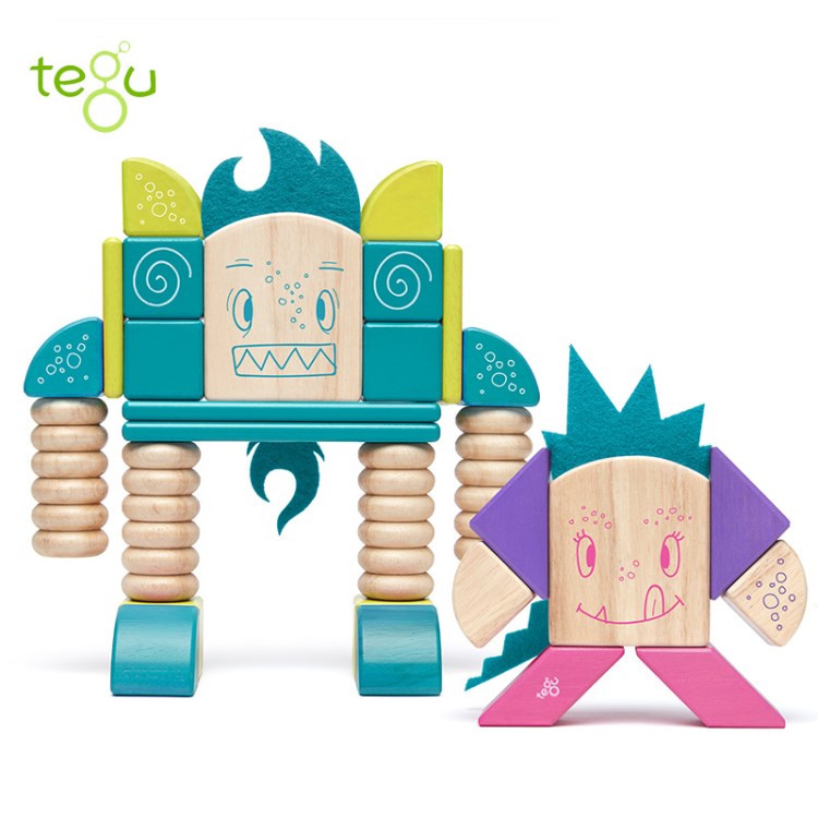 TEGU積木磁性木制品牌美國磁力積木特固益智磁性玩具直銷批發