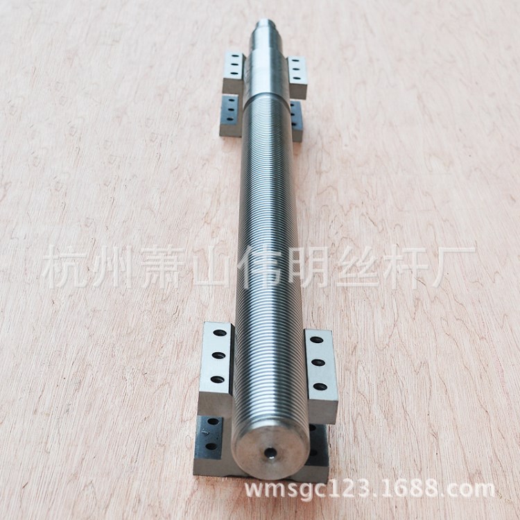 Tr55*5大直徑絲杠加工非標(biāo)定做梯形絲桿t型螺紋絲杠螺母平磨絲桿