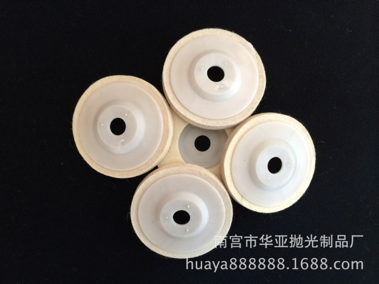 廠家直銷4英寸100MM毛氈輪丶羊毛輪